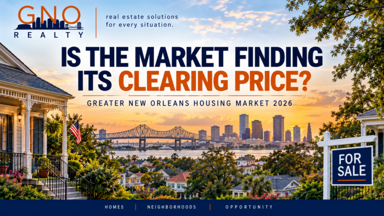 Greater New Orleans housing market 2026 price discovery